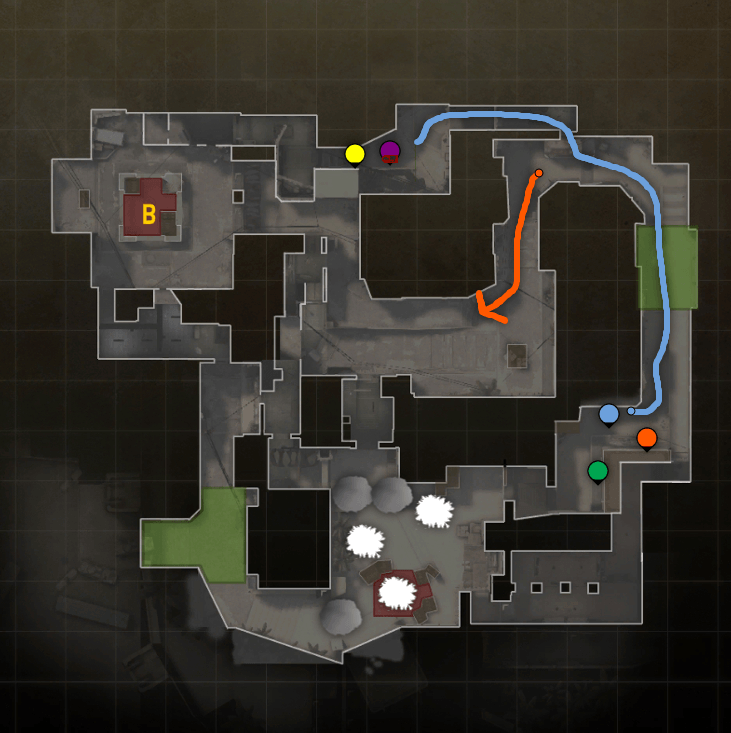 Understanding rotations, and using this as an advantage on de_mirage