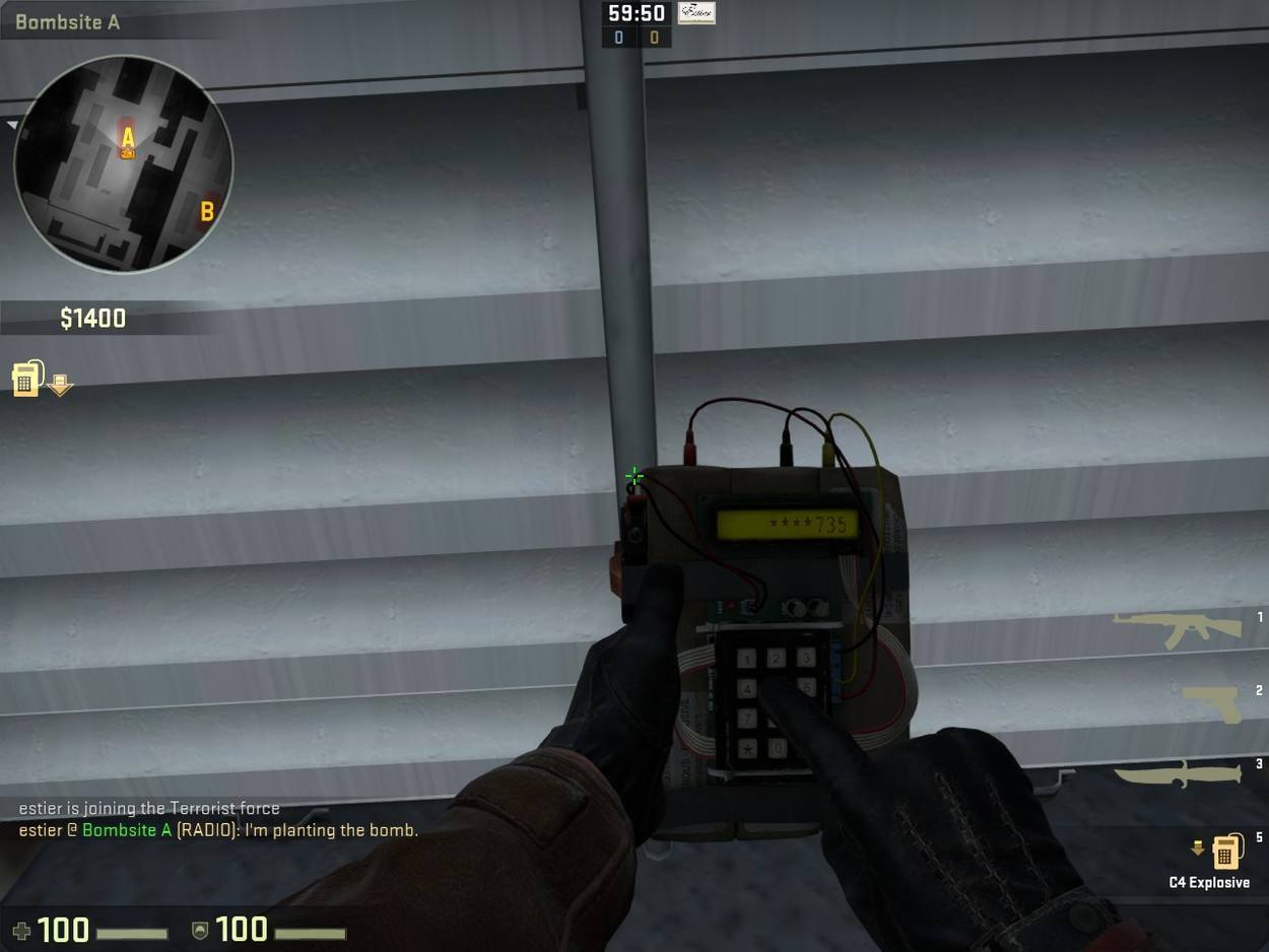 Preventing a Defuse With Wallbanging