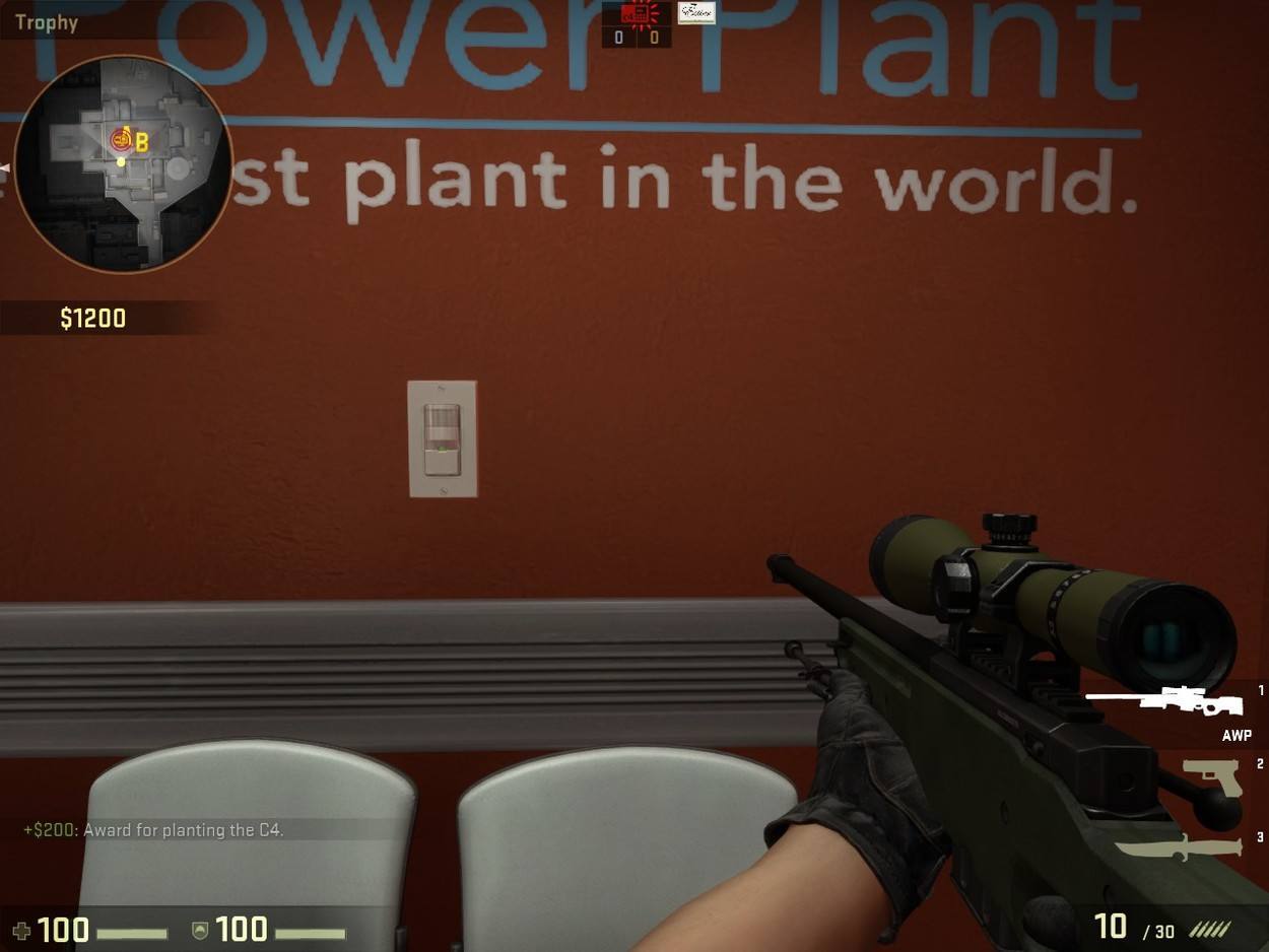 Preventing a Defuse With Wallbanging