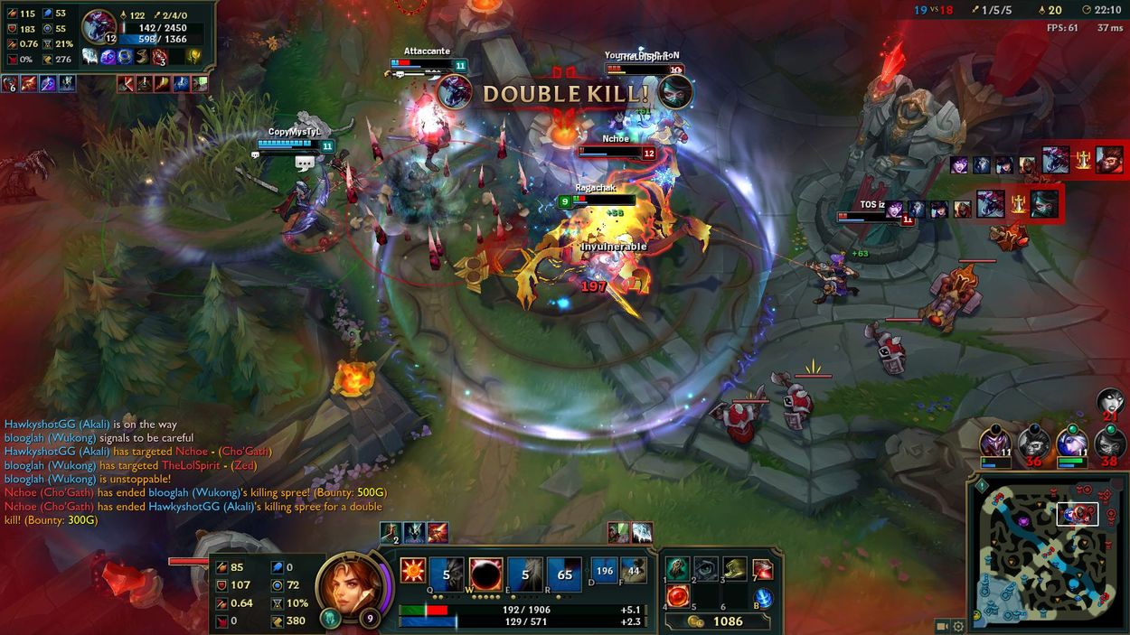 Setting up a Perfect Teamfight in 1000 Words