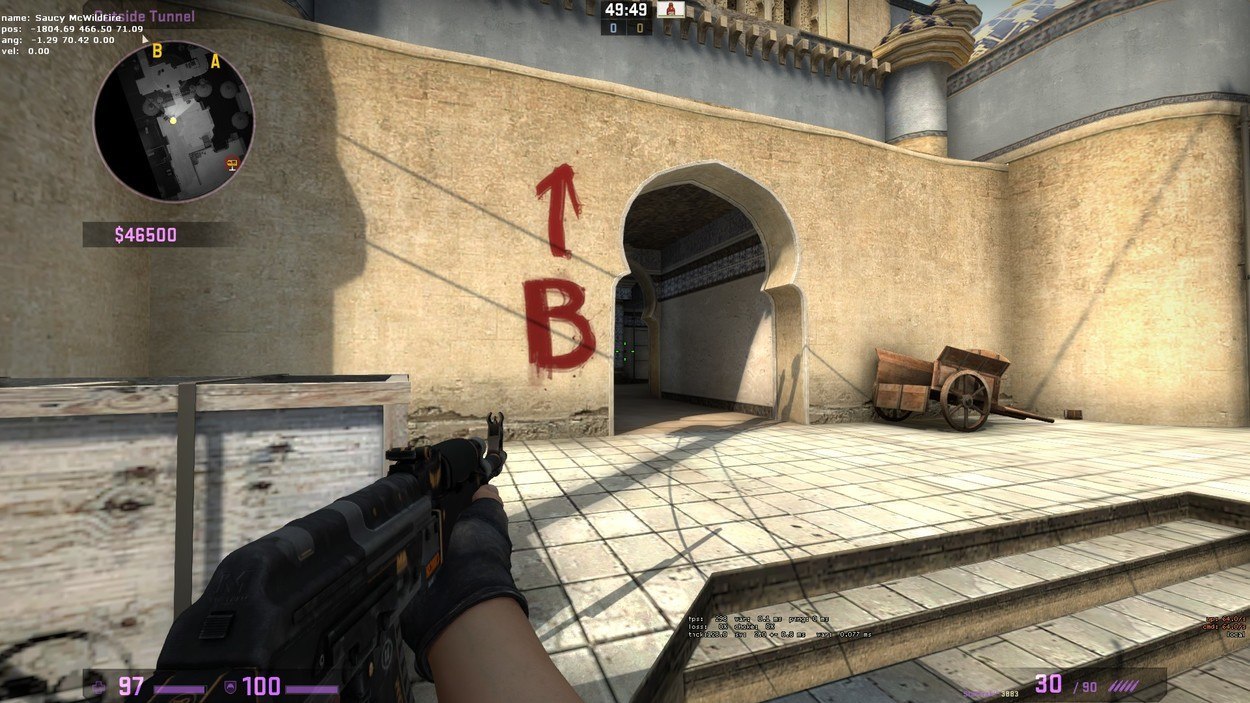 Dust II: Mid to B Strategy