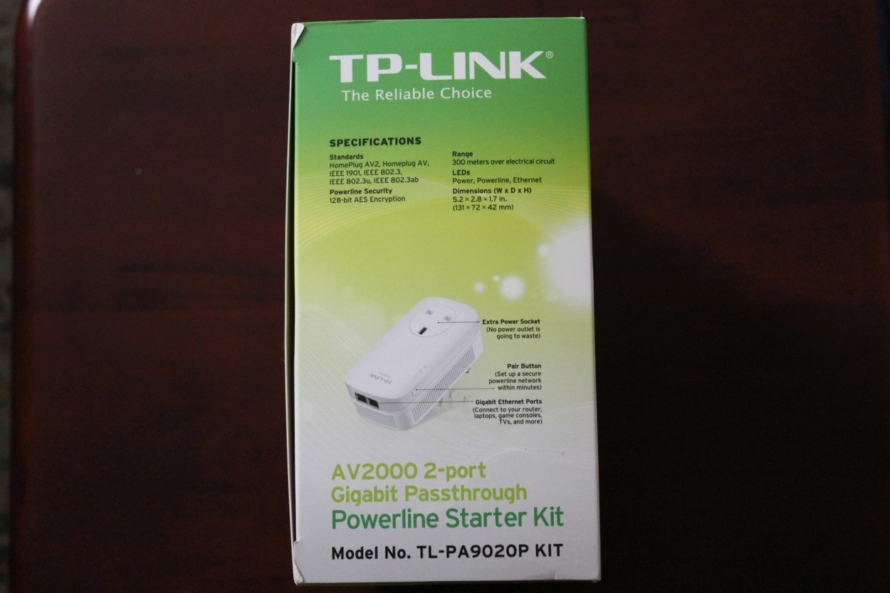 TP-Link AV2000 2-port Gigabit Passthrough Powerline Starter Kit