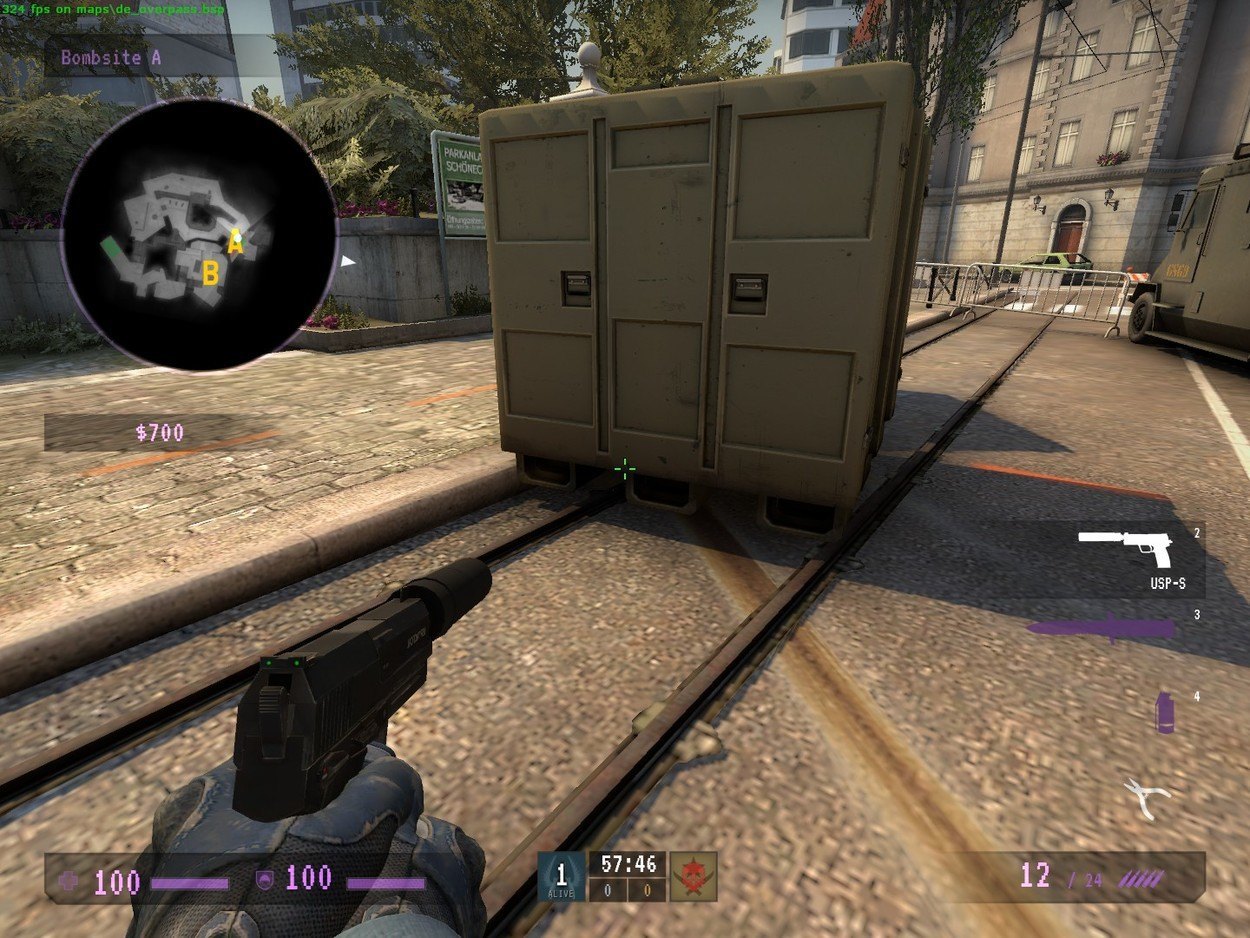 I Can't See: Places to Smoke on de_overpass