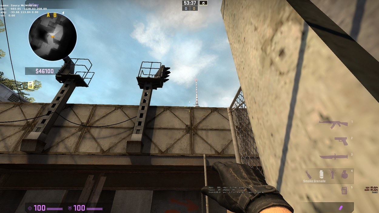 Terrorist Side Basics for de_Overpass