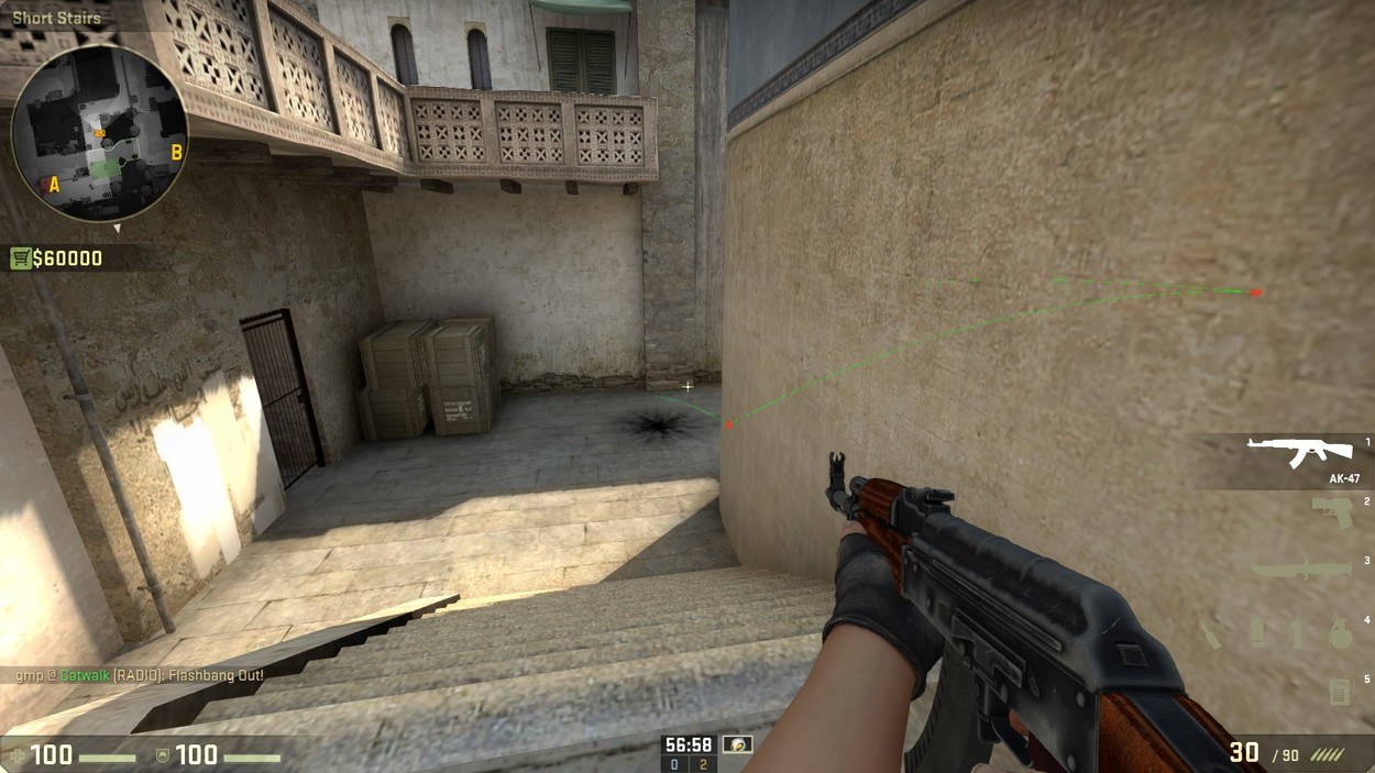 5 Important Popflashes for Dust II