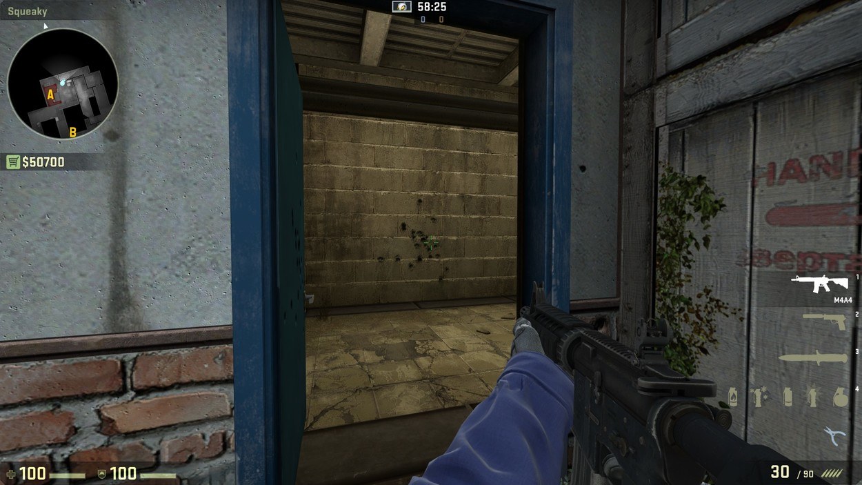 Wallbangs for CT Side Cache