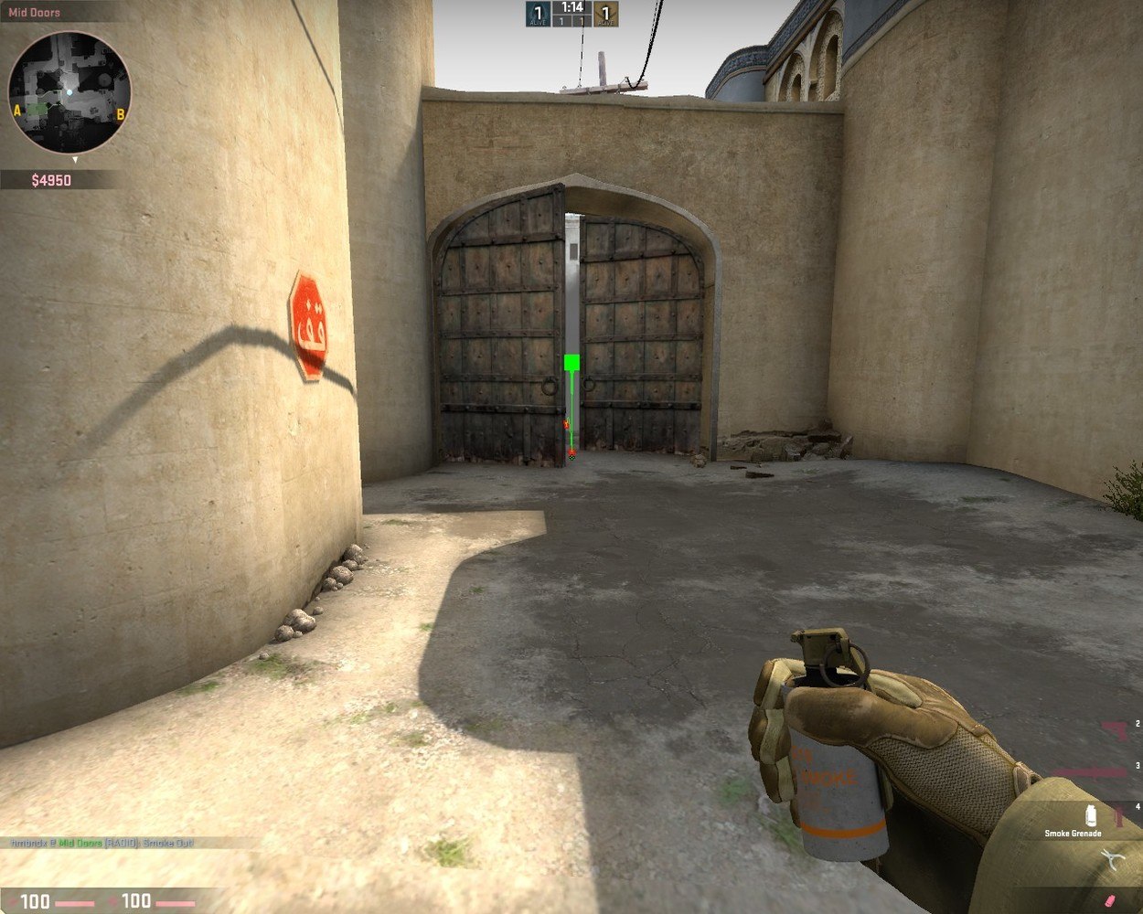 Unexpected Aggression: Pushing Middle on de_dust2 as a CT