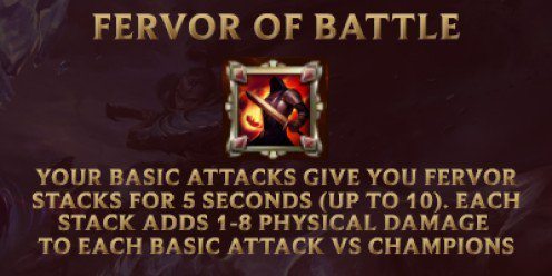 Gamechangers: Fervor of Battle's Impact on League of Legends