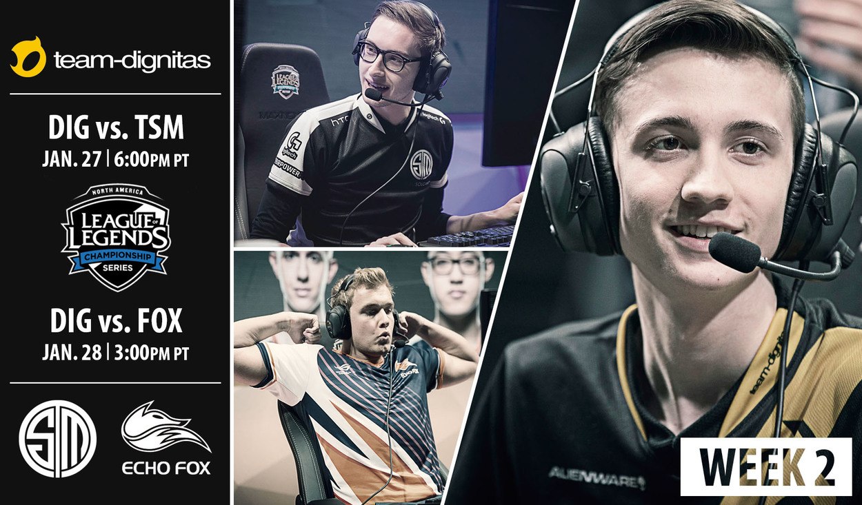 Team Dignitas NA LCS Week 2 Preview: DIG vs. TSM/ Echo Fox
