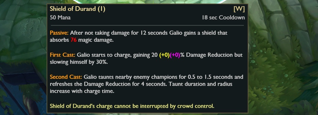 Galio and the Colossal Rework