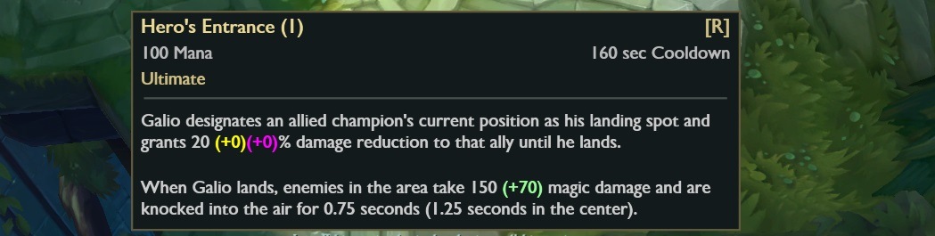 Galio and the Colossal Rework
