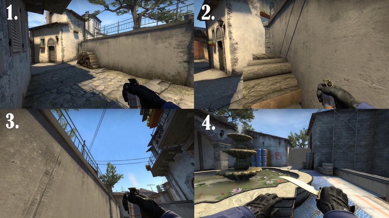 The Ultimate Grenade Guide - Inferno's B Site