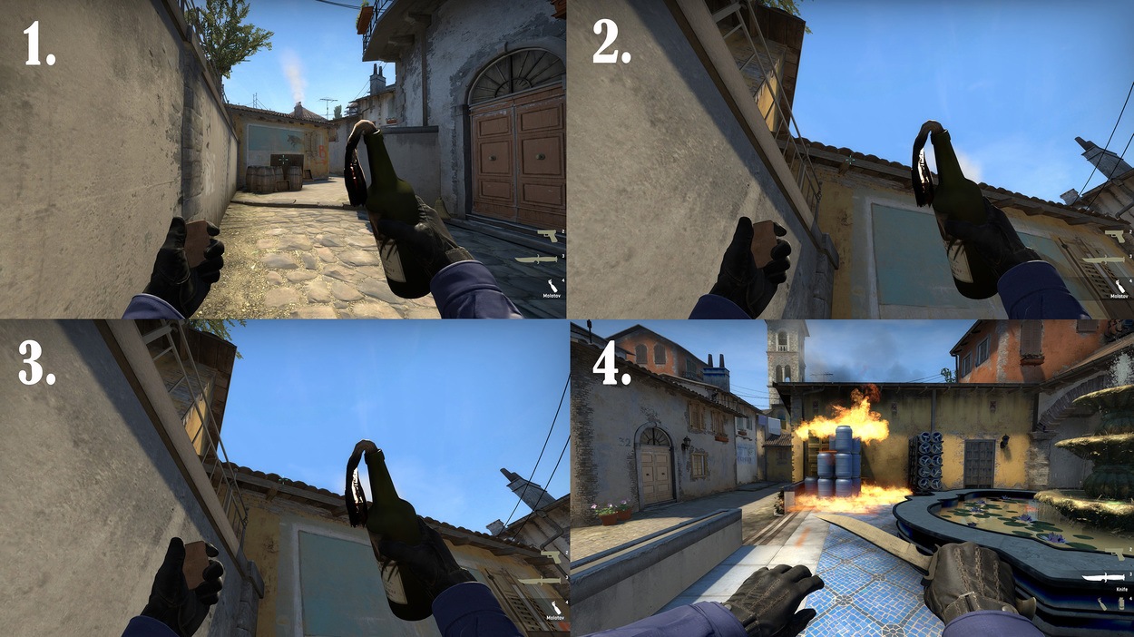 The Ultimate Grenade Guide - Inferno's B Site