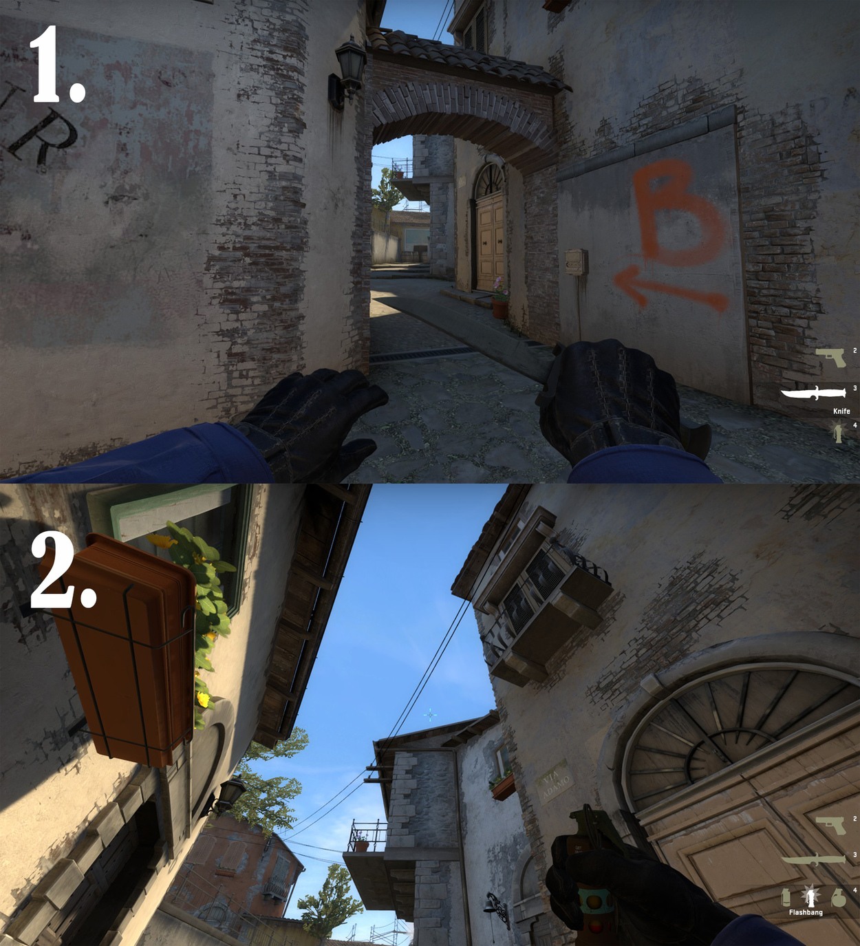 The Ultimate Grenade Guide - Inferno's B Site