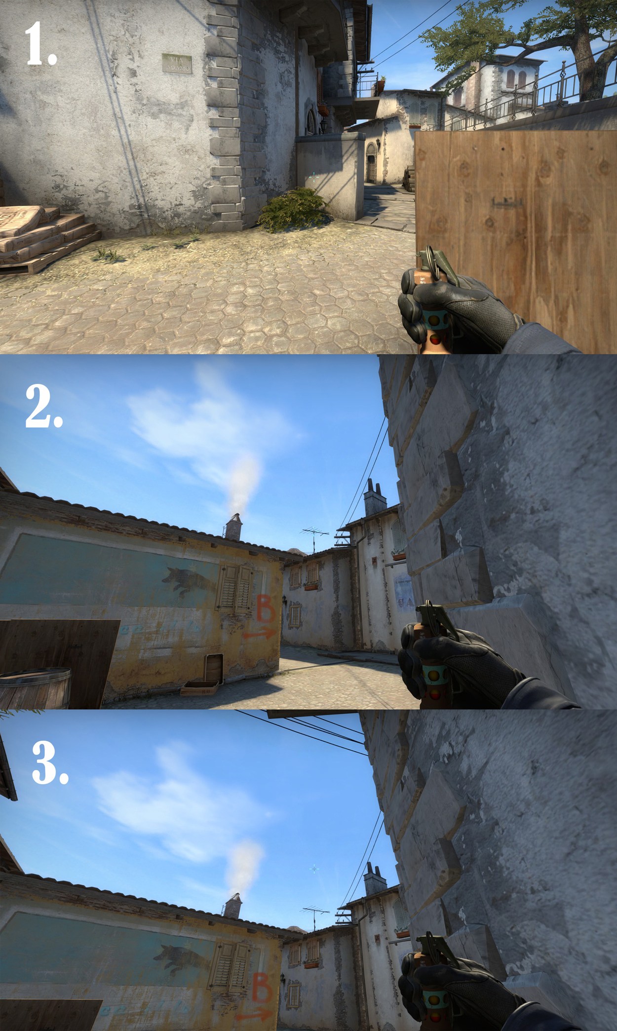 The Ultimate Grenade Guide - Inferno's B Site