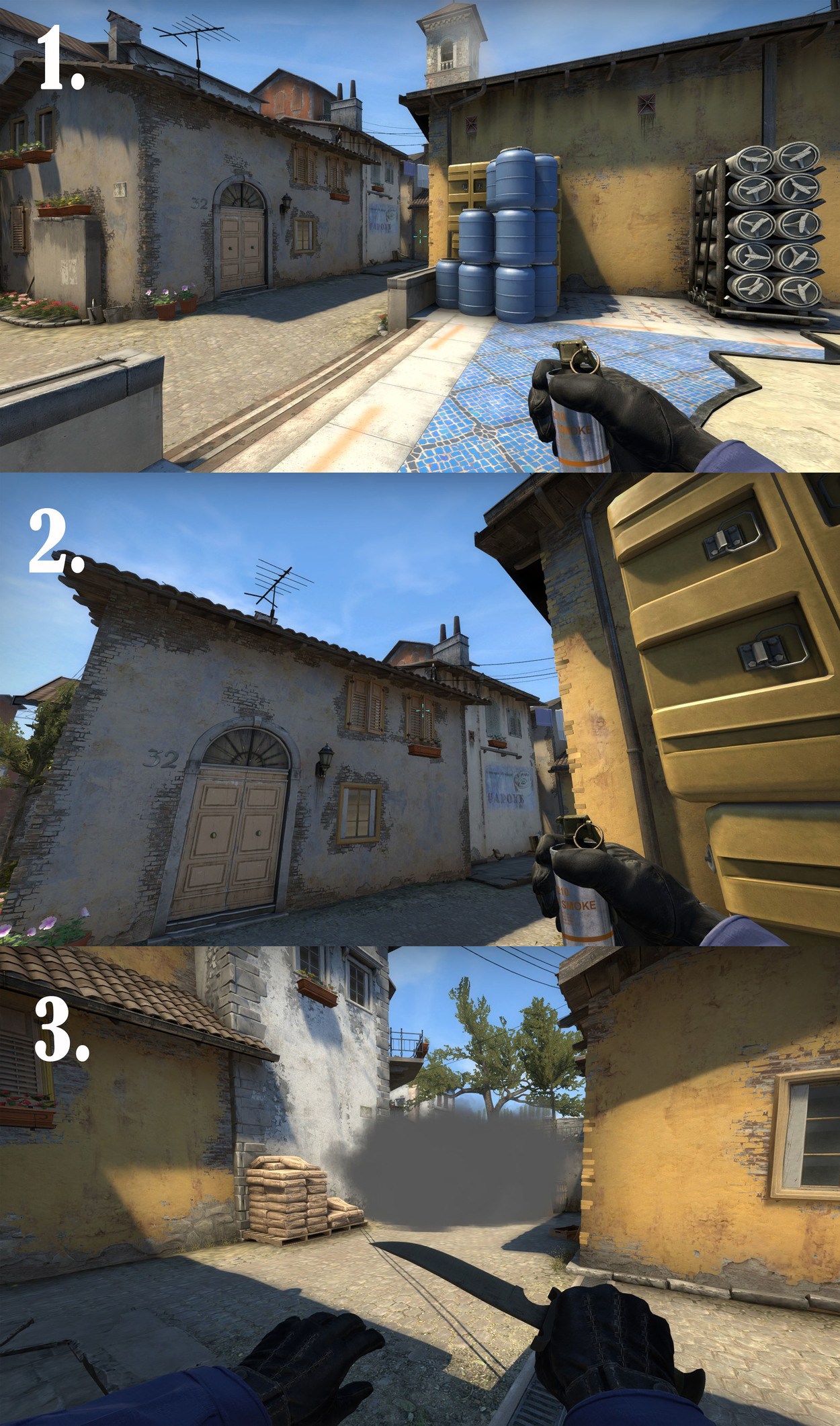 The Ultimate Grenade Guide - Inferno's B Site
