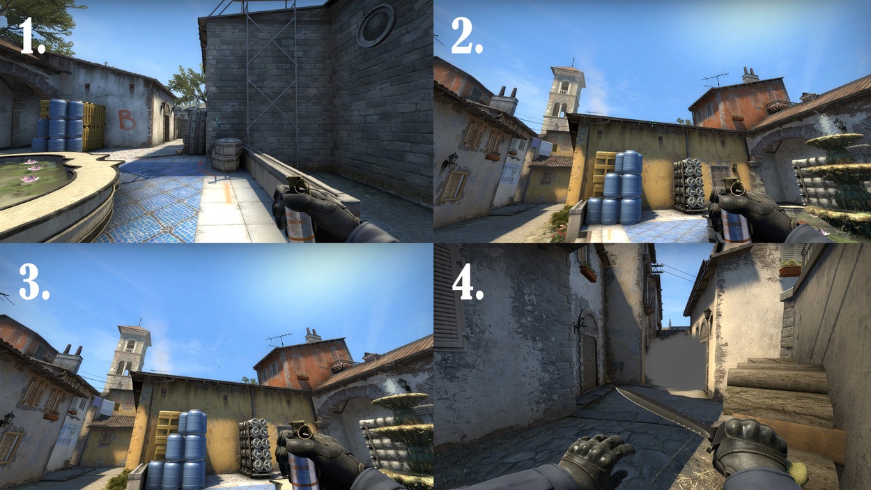 The Ultimate Grenade Guide - Inferno's B Site