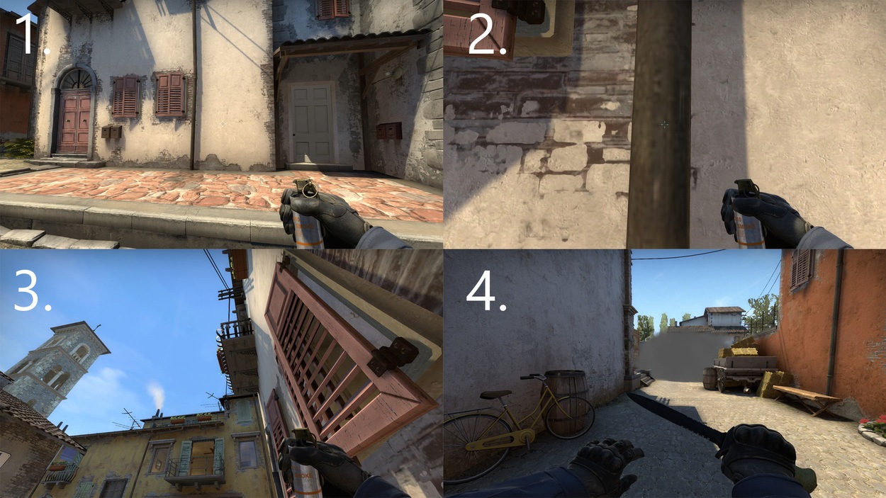 The Ultimate Grenade Guide - Inferno's A Site