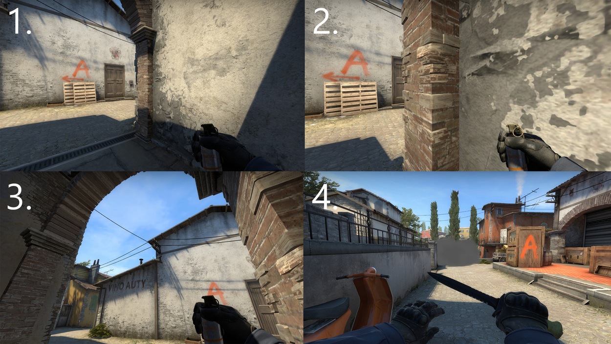 The Ultimate Grenade Guide - Inferno's A Site