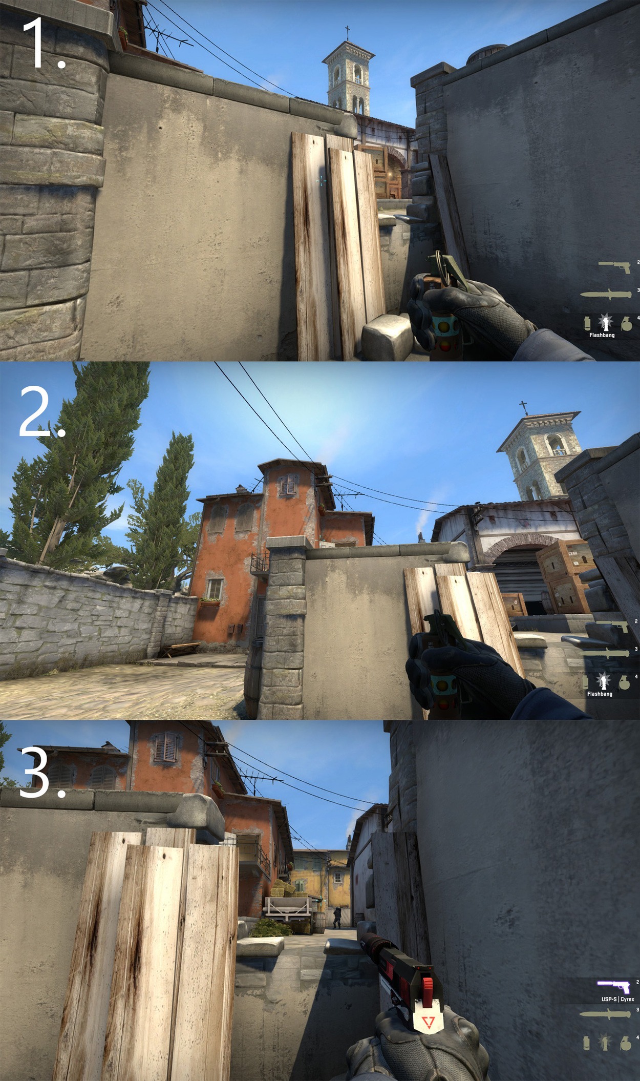 The Ultimate Grenade Guide - Inferno's A Site