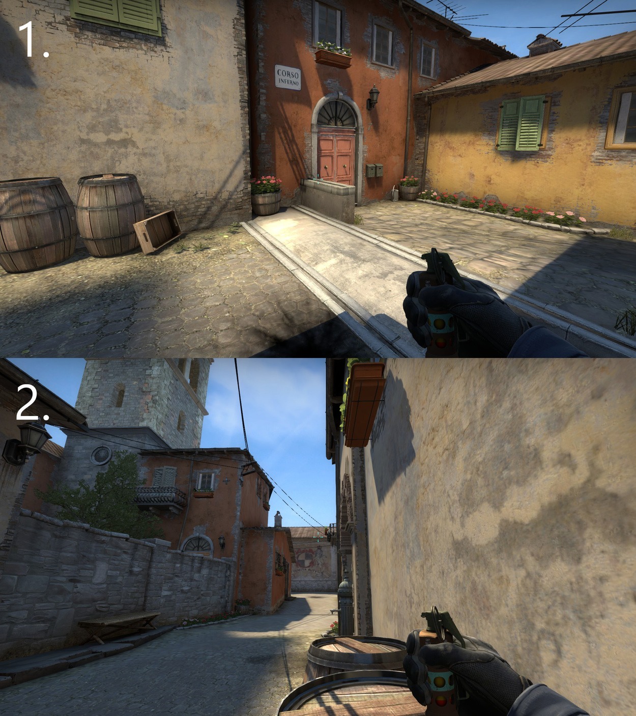 The Ultimate Grenade Guide - Inferno's A Site