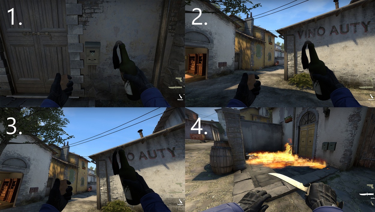 The Ultimate Grenade Guide - Inferno's A Site
