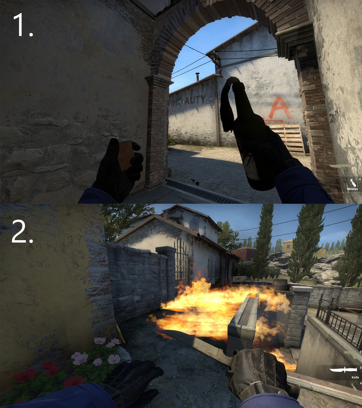 The Ultimate Grenade Guide - Inferno's A Site