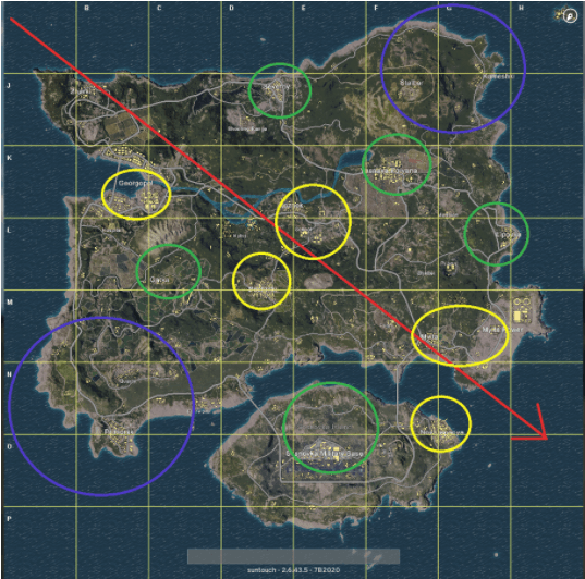 Professional PUBG: An in-depth guide to landing strategies, techniques and improvement with Suntouch