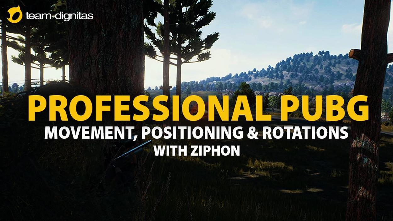 Professional PUBG: Movement, Positioning and Rotations with Ziphon