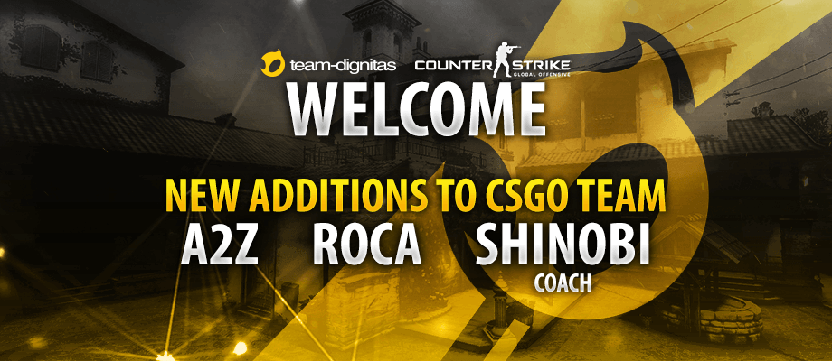 Welcome a2z, roca & shinobi to #DIGCSGO!