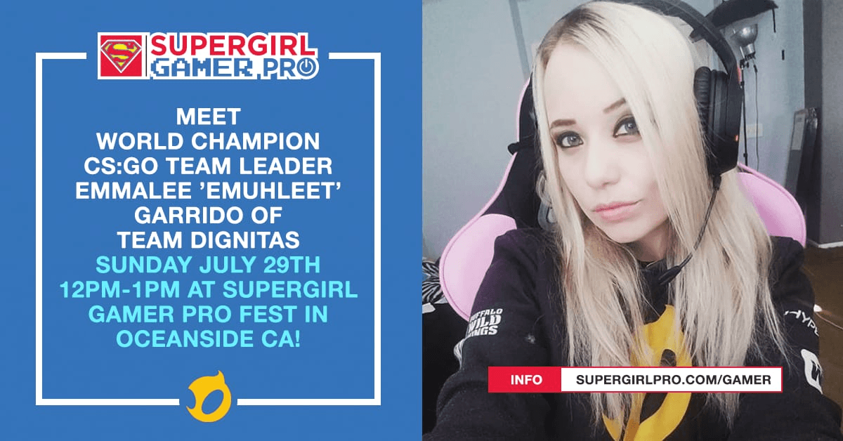 Emuhleet @ Supergirl Gamer Pro