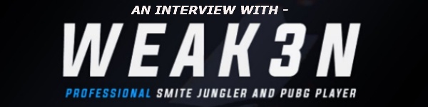 World Champion SMITE Player Weak3n - An Interview