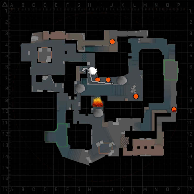 Unraveling de_mirage #1 - Defaults and Variations as T-side