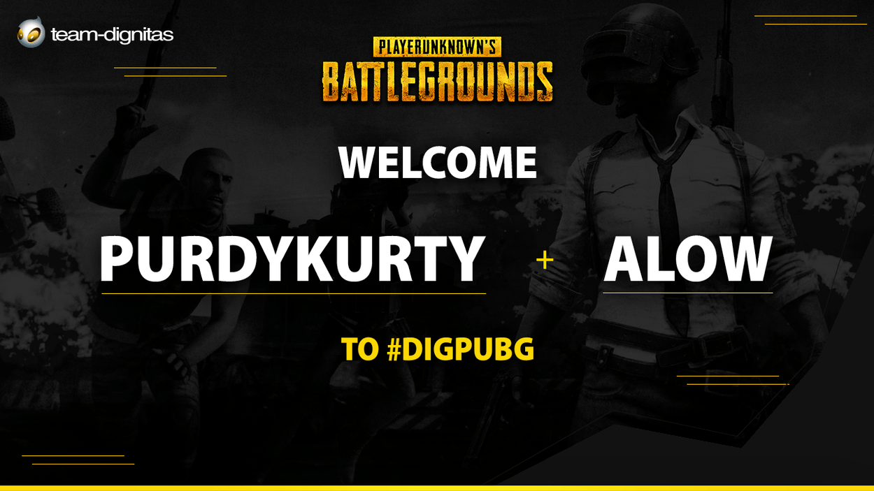 Team Dignitas sign PurdyKurty and aLOW to PUBG team
