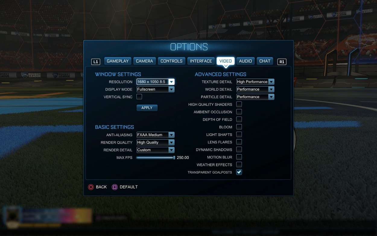 Rocket League: Best Settings for Camera, Video, and Controller