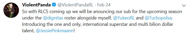 Interview With Dig RL Player ViolentPanda On RLCS Season 7