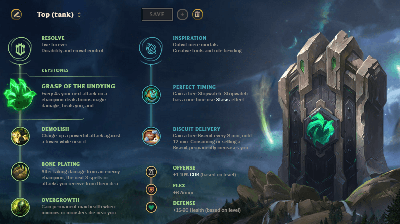 Season 9 Standard Rune Pages (Runes Reforged)