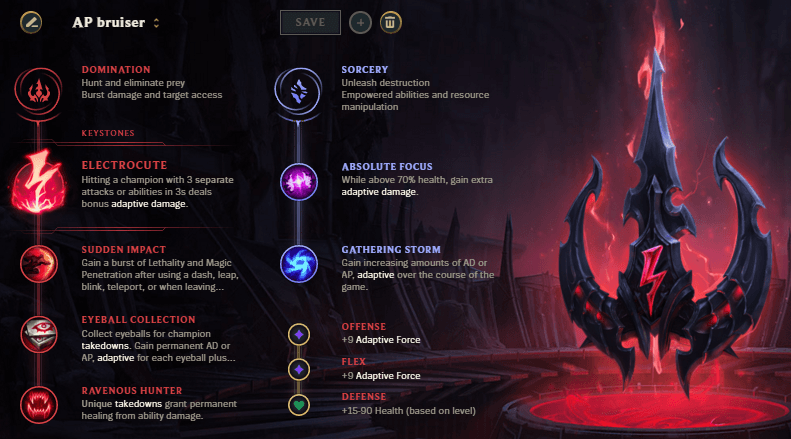 Season 9 Standard Rune Pages (Runes Reforged)