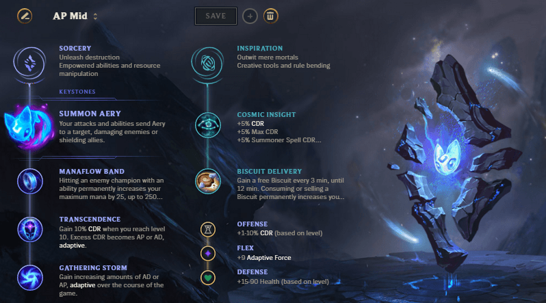 Season 9 Standard Rune Pages (Runes Reforged)