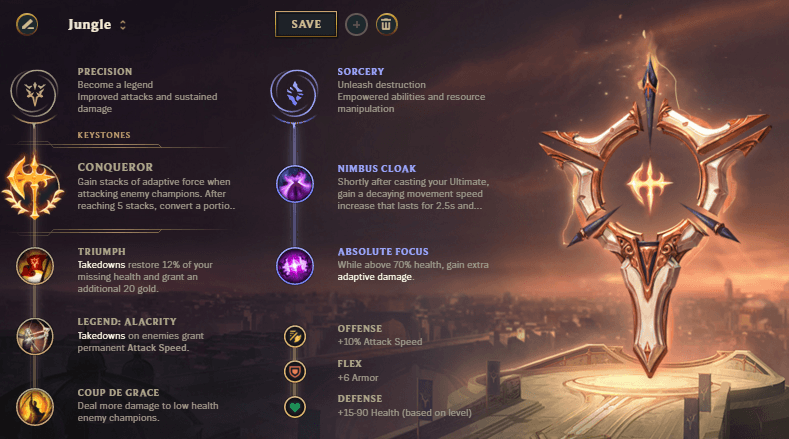 Season 9 Standard Rune Pages (Runes Reforged)