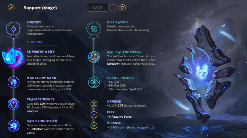 Season 9 Standard Rune Pages (Runes Reforged)