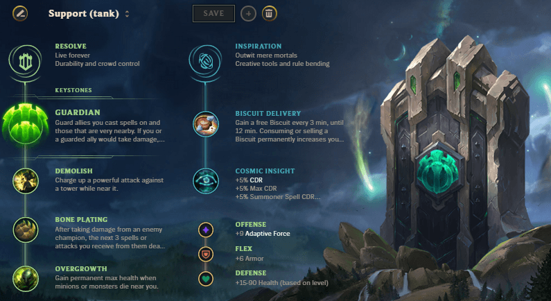Season 9 Standard Rune Pages (Runes Reforged)