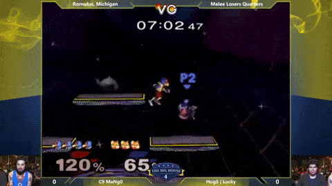 Smash Bros Melee: Fox vs. Falco Guide featuring Lucky