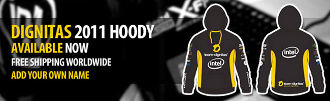 Team Dignitas 2011 Hoodie & shirt now in stock!