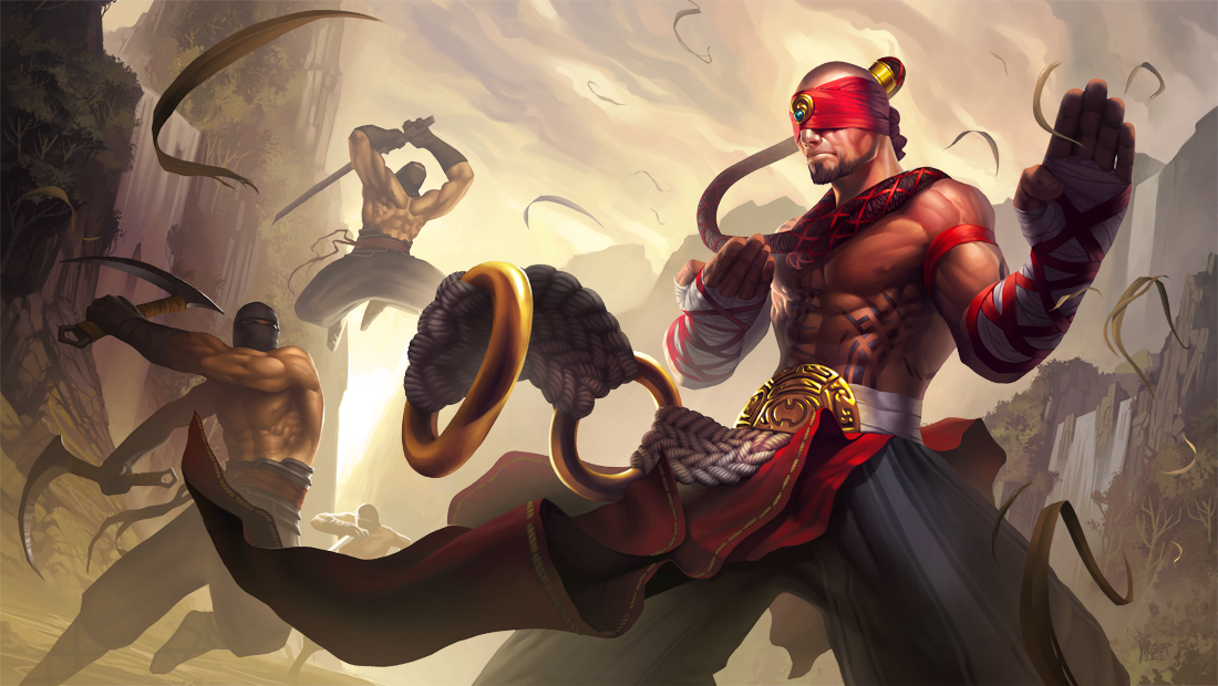 I wish I had abs like Lee Sin...
