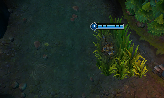 Xin Zhao in bot river bush
