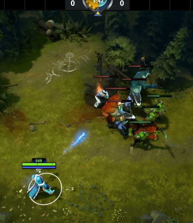 Double pulling is a good way of denying experience and gold.