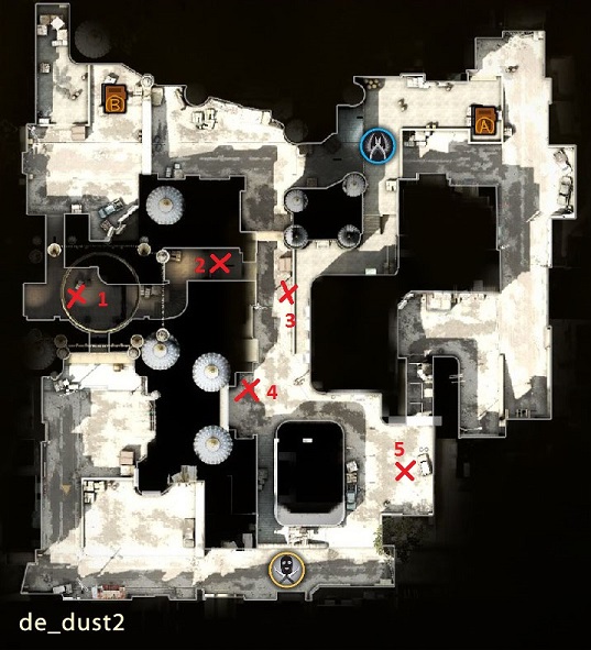map of de_dust2