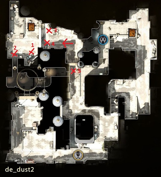 map of de_dust2