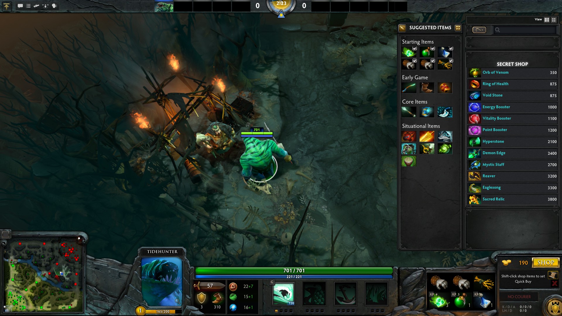Dire secret shop
